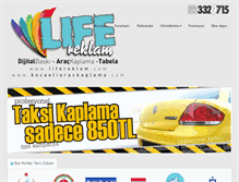 Tablet Screenshot of lifereklam.com